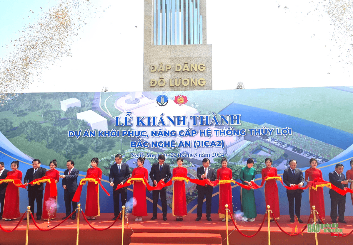 JICA hỗ trợ nâng cấp hệ thống thủy lợi Bắc Nghệ An