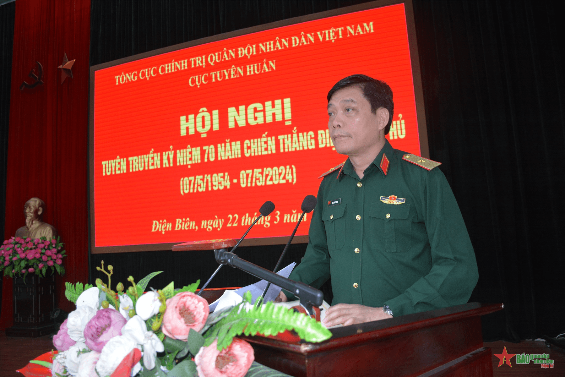 Hội nghị Báo cáo viên toàn quân tuyên truyền kỷ niệm 70 năm Chiến thắng Điện Biên Phủ