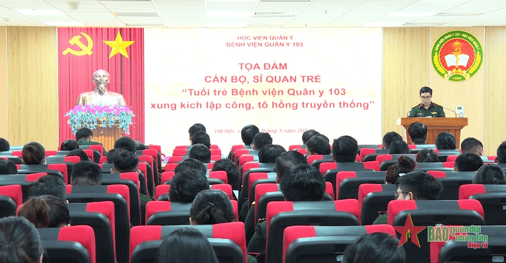 Tuổi trẻ Bệnh viện Quân y 103 xung kích lập công, tô hồng truyền thống