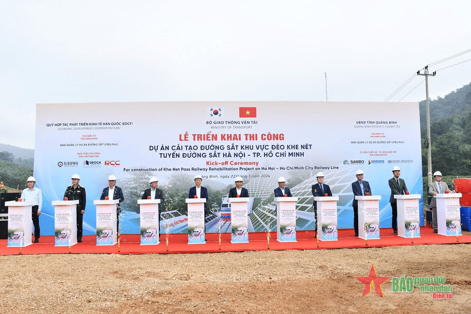 Quảng Bình: Triển khai thi công Dự án Cải tạo đường sắt khu vực Đèo Khe Nét