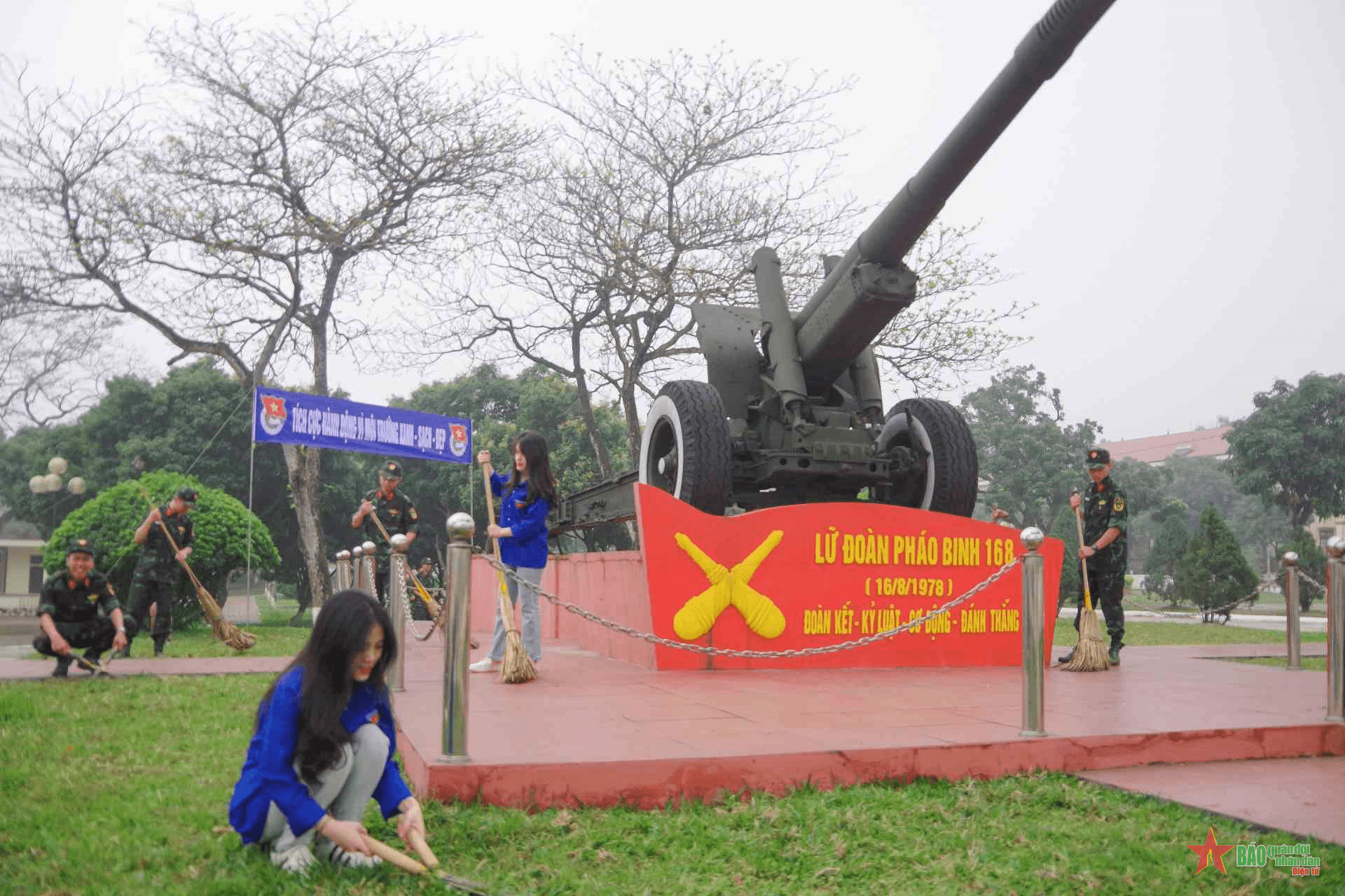 Tuổi trẻ Lữ đoàn 168 (Quân khu 2) hưởng ứng các hoạt động trong Tháng Thanh niên
