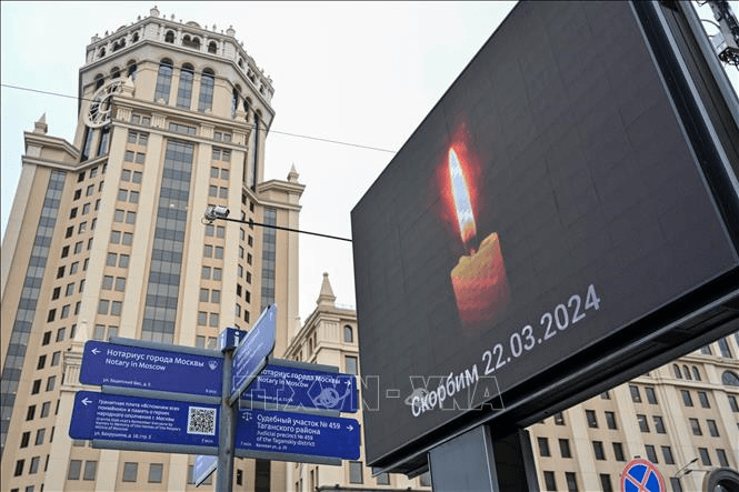 Thêm nhiều nước bày tỏ đoàn kết với Nga sau vụ tấn công ở Moscow