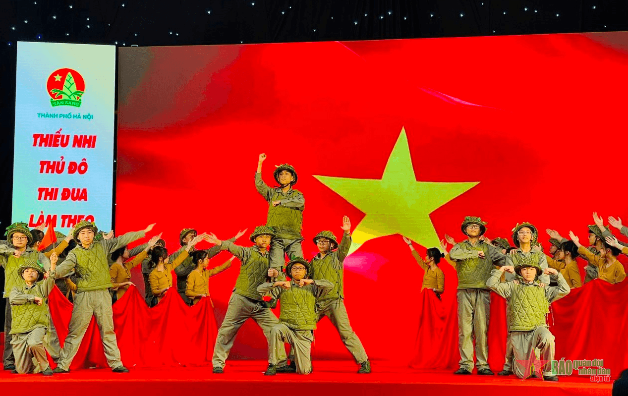 Thiếu nhi Thủ đô làm “Chiến sĩ nhỏ Điện Biên”