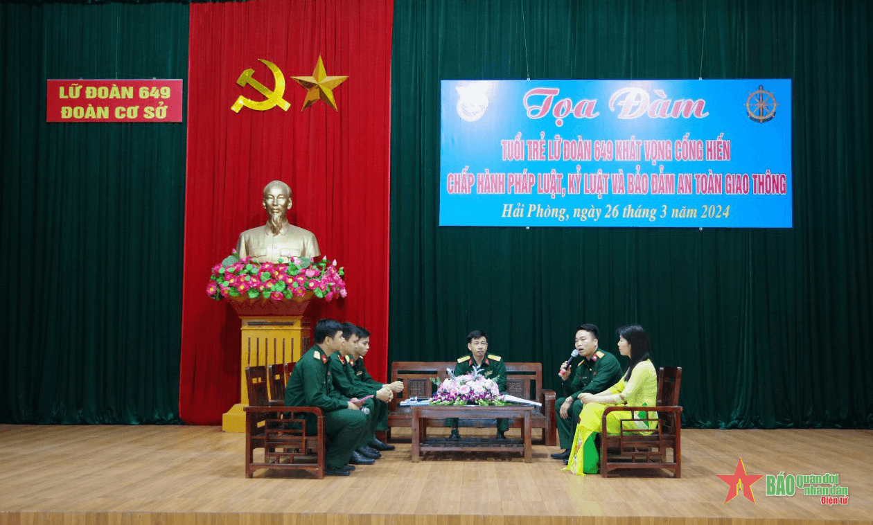 Lữ đoàn 649 tổ chức nhiều hoạt động thiết thực hưởng ứng Tháng Thanh niên