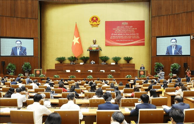Chủ tịch Quốc hội Vương Đình Huệ dự Hội nghị triển khai nhiệm vụ của Đoàn đại biểu Quốc hội các tỉnh, thành phố