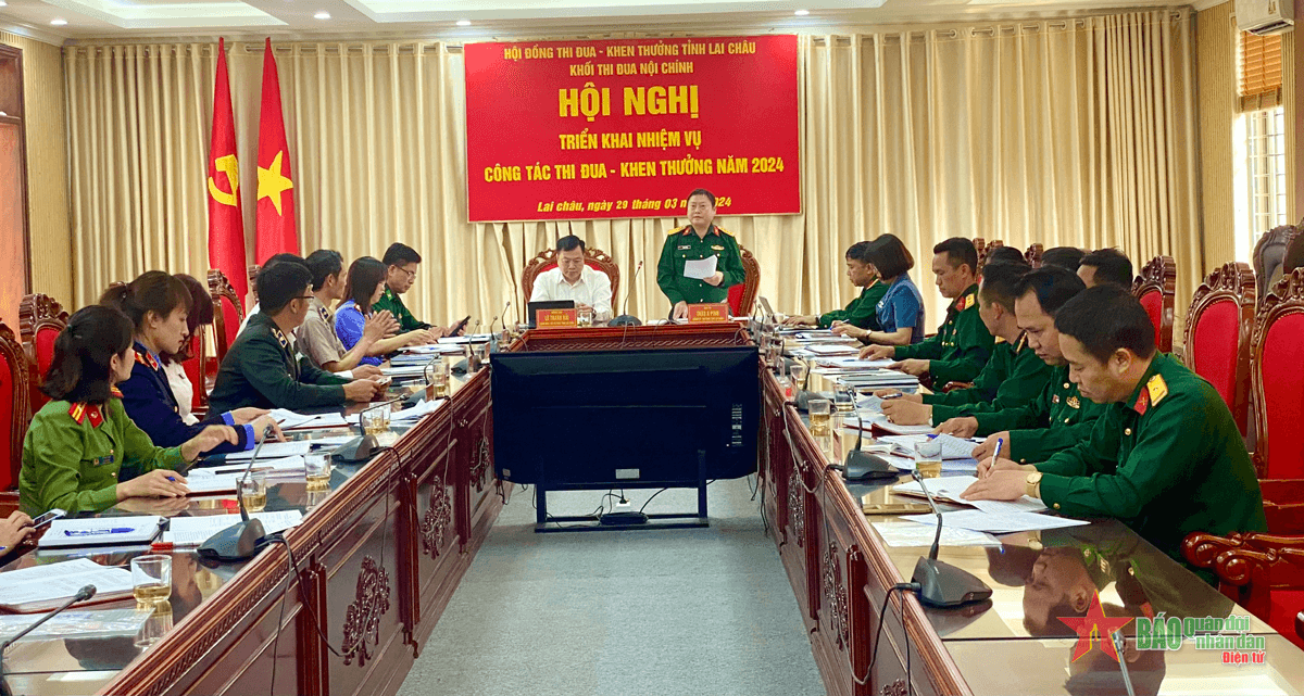 Khối Nội chính tỉnh Lai Châu triển khai công tác thi đua, khen thưởng năm 2024