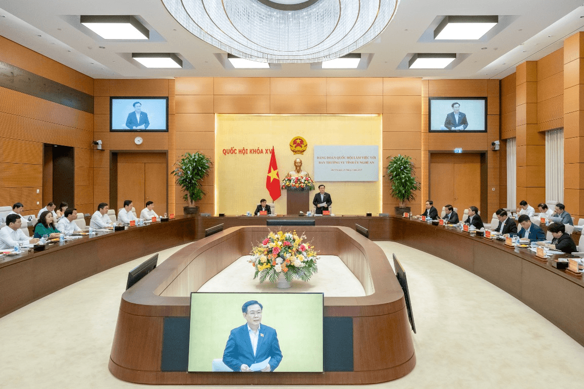 Đảng đoàn Quốc hội làm việc với Ban Thường vụ Tỉnh ủy Nghệ An: Thảo luận về xây dựng một số cơ chế đặc thù phát triển tỉnh Nghệ An
