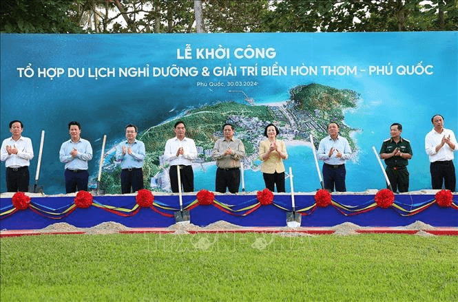 Thủ tướng Phạm Minh Chính dự khởi công Tổ hợp du lịch, nghỉ dưỡng và giải trí biển Hòn Thơm