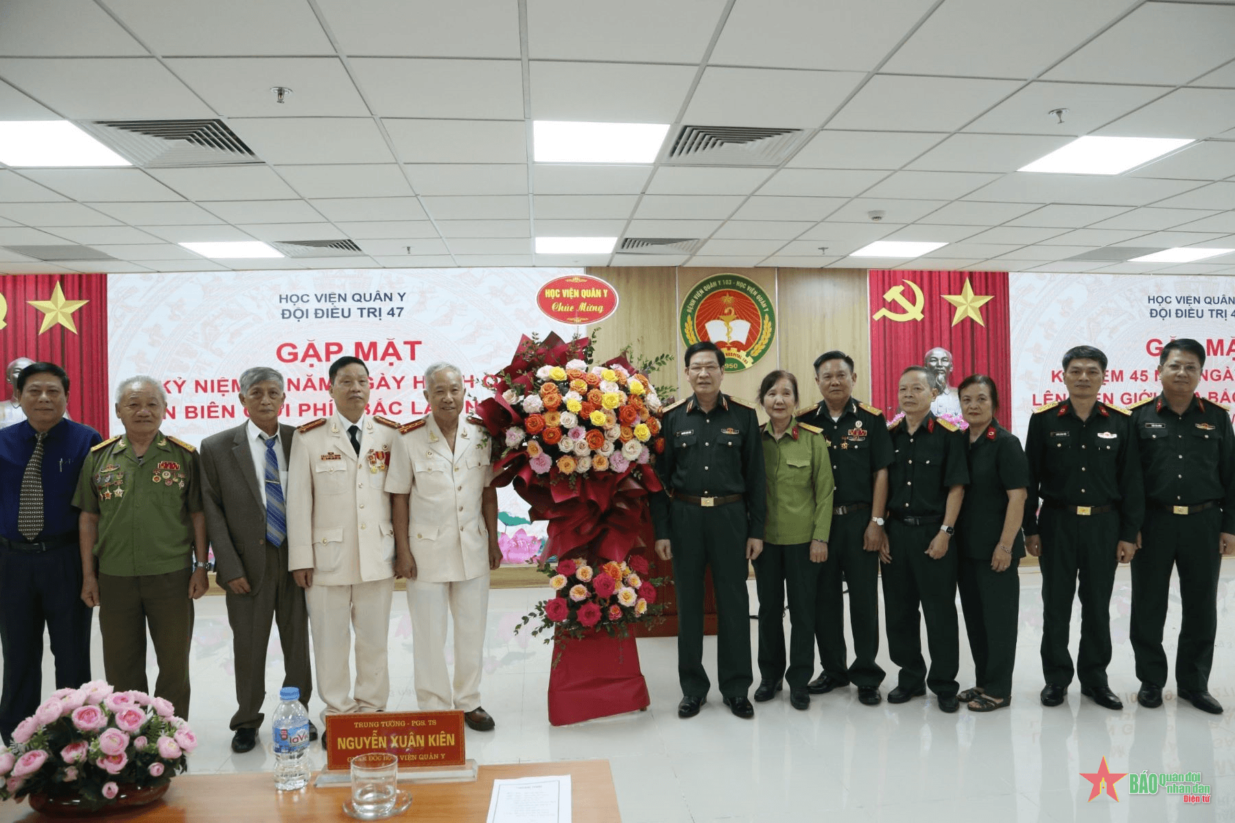 Học viện Quân y gặp mặt kỷ niệm 45 năm ngày Đội điều trị 47 lên đường làm nhiệm vụ