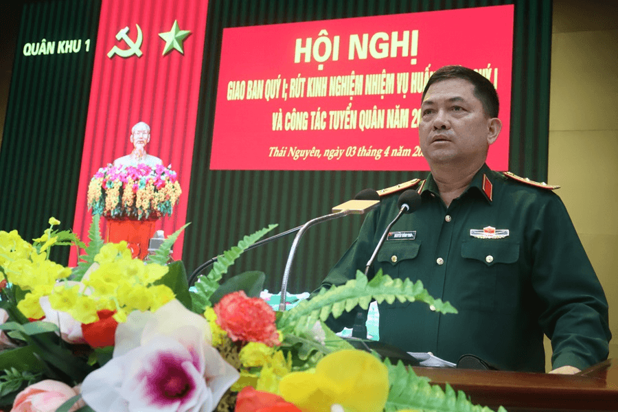 Quân khu 1 tổ chức Hội nghị giao ban quý I-2024