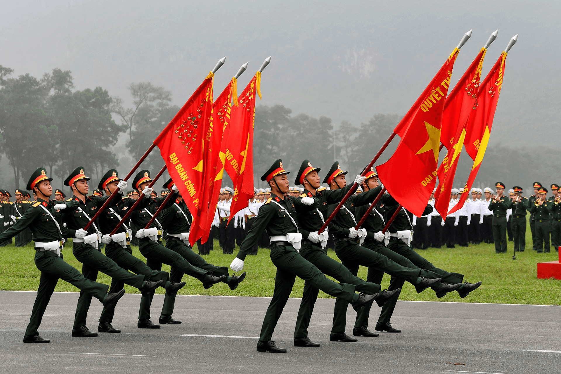 Bộ Quốc phòng, Bộ Công an kiểm tra hợp luyện các lực lượng tham gia diễu binh, diễu hành