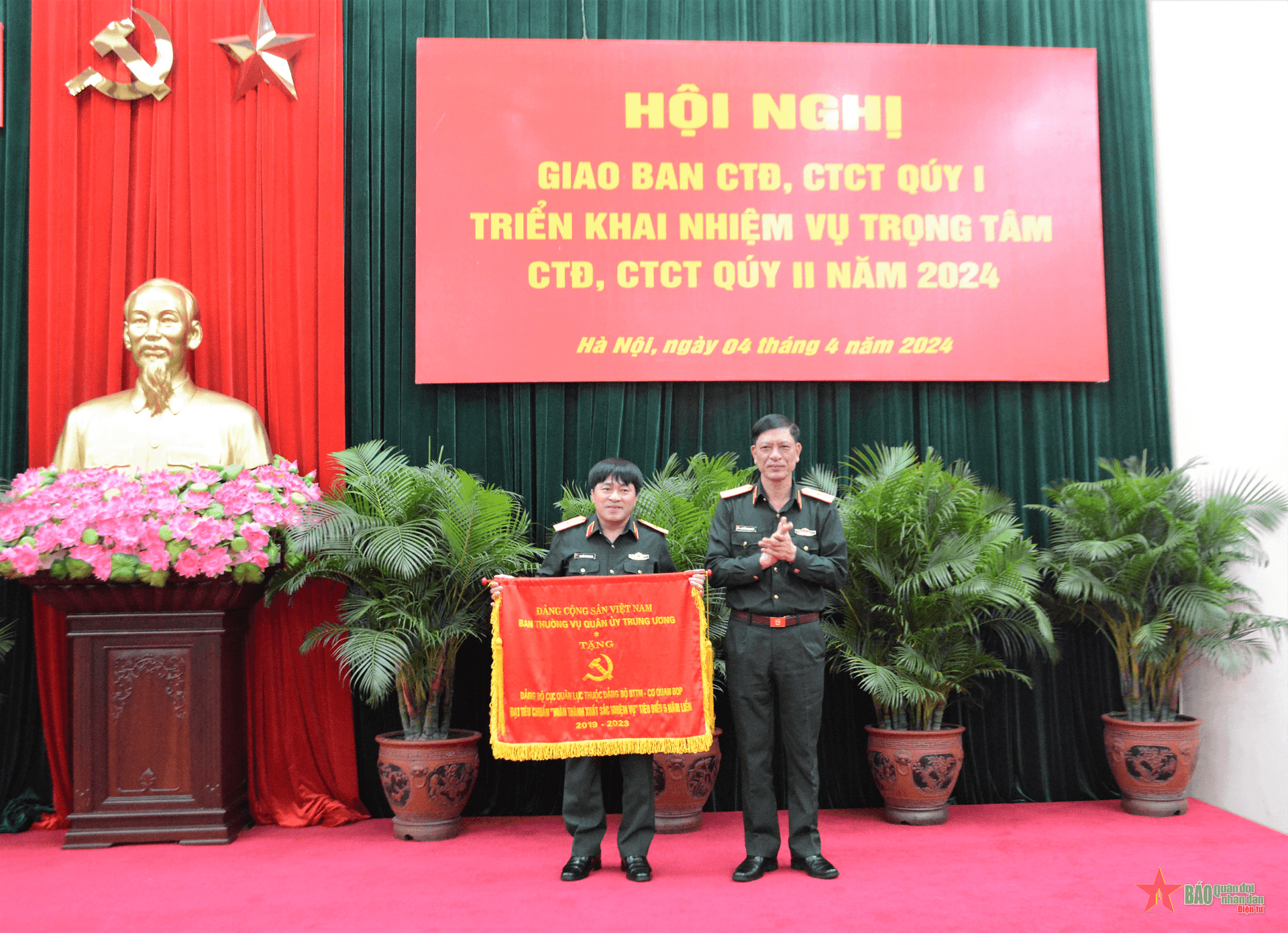 Bộ Tổng Tham mưu triển khai toàn diện, hiệu quả hoạt động công tác Đảng, công tác chính trị