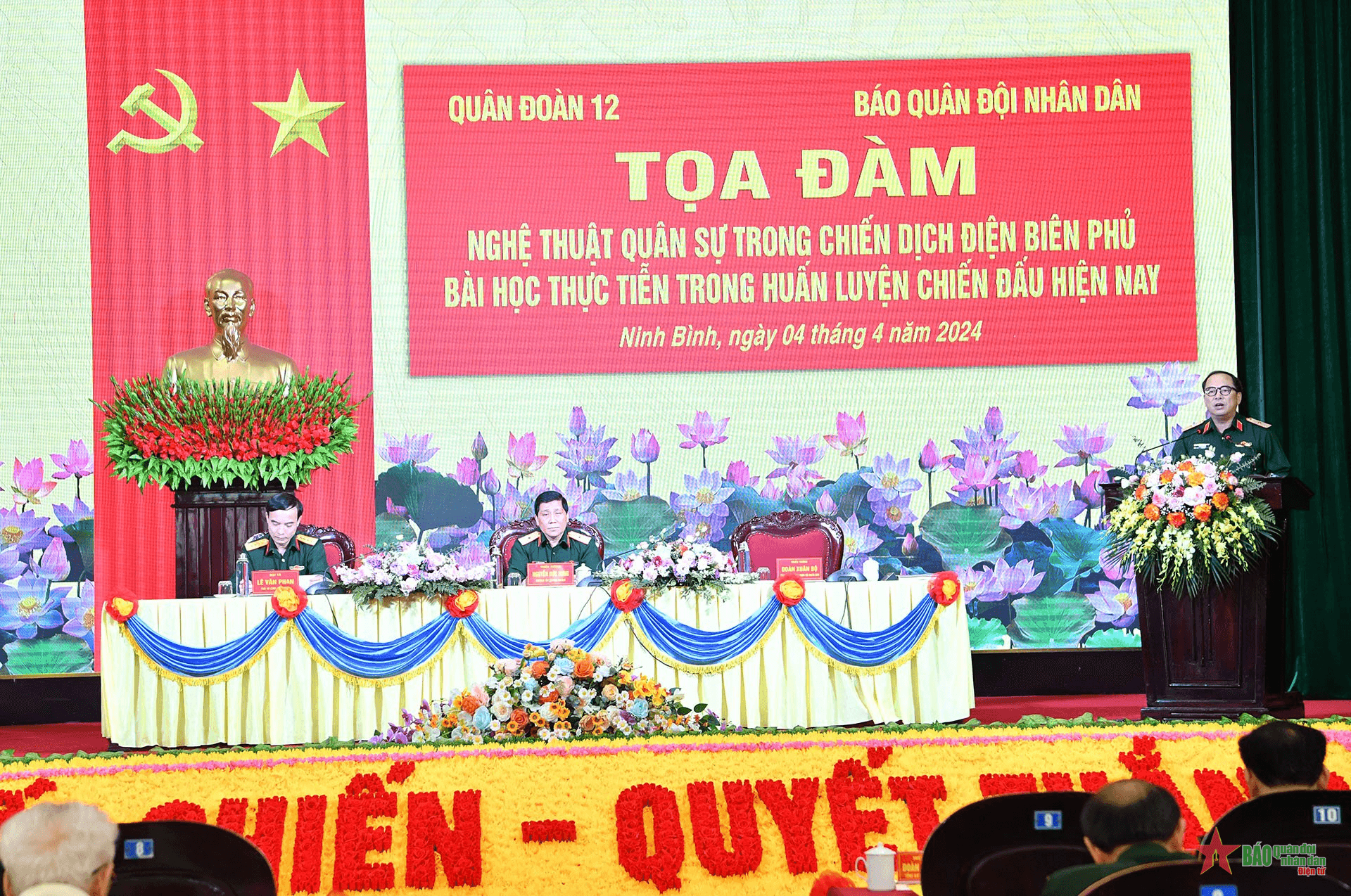 Nghệ thuật quân sự trong Chiến dịch Điện Biên Phủ-Bài học thực tiễn trong huấn luyện chiến đấu hiện nay (cập nhật tại tọa đàm)