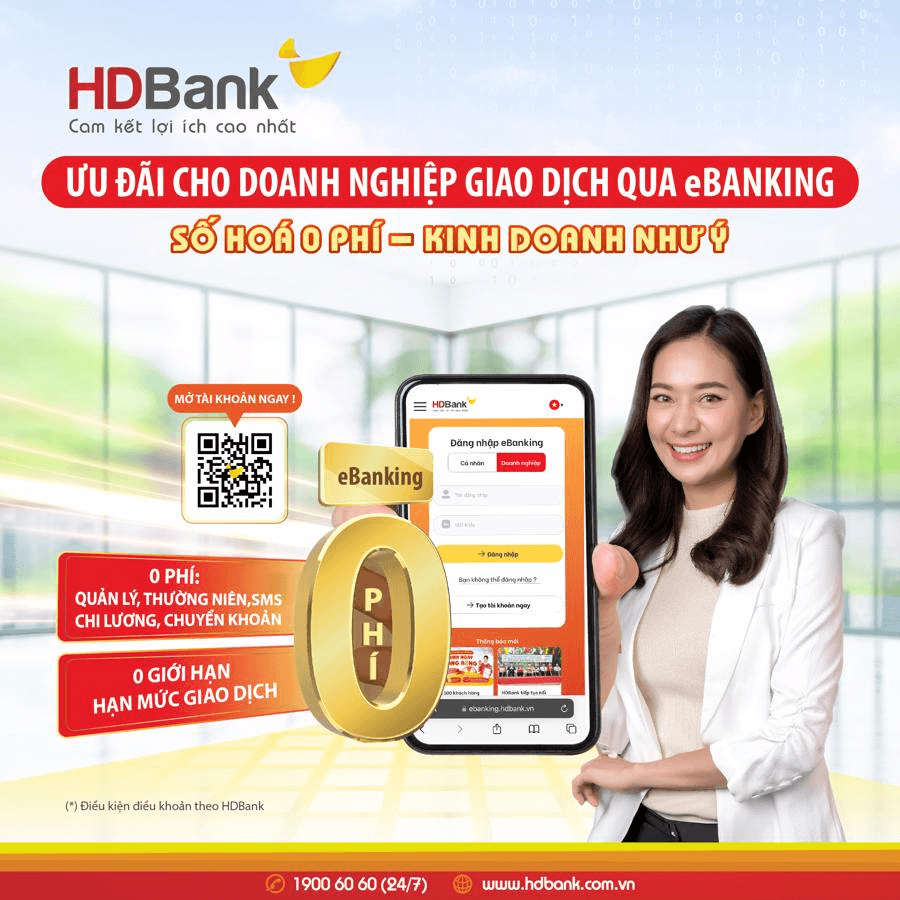 HDBank ưu đãi 3 combo hấp dẫn với doanh nghiệp