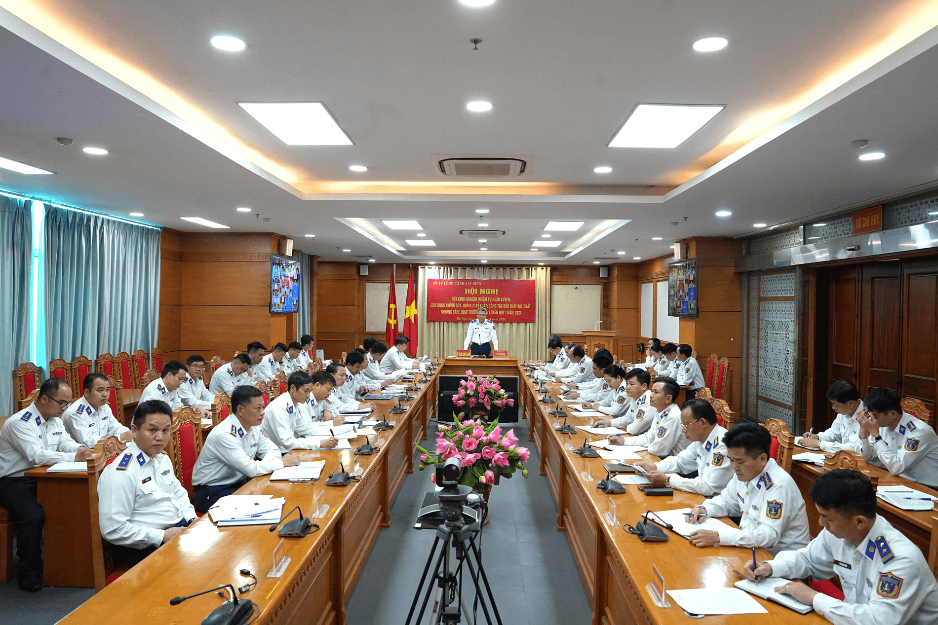Cảnh sát biển Việt Nam rút kinh nghiệm nhiệm vụ huấn luyện quý I năm 2024