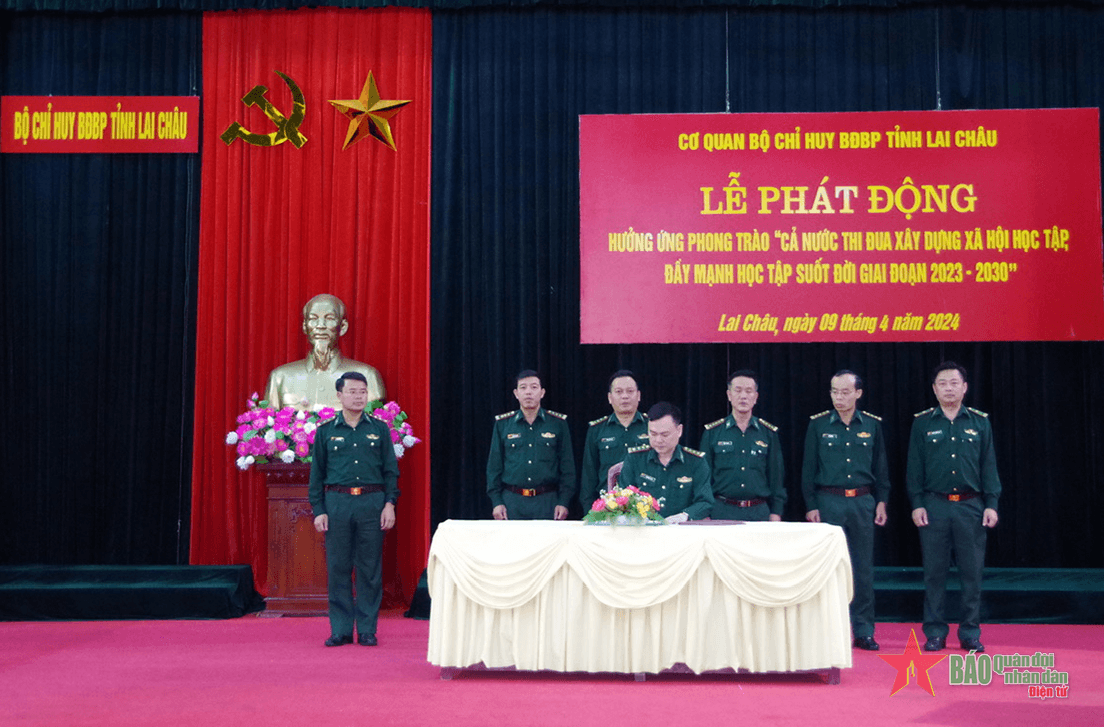 Bộ đội Biên phòng tỉnh Lai Châu thi đua xây dựng xã hội học tập, đẩy mạnh học tập suốt đời