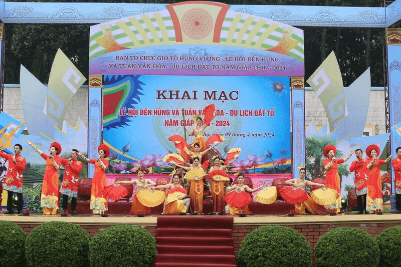 Khai mạc Lễ hội Đền Hùng và Tuần Văn hóa - Du lịch Đất Tổ