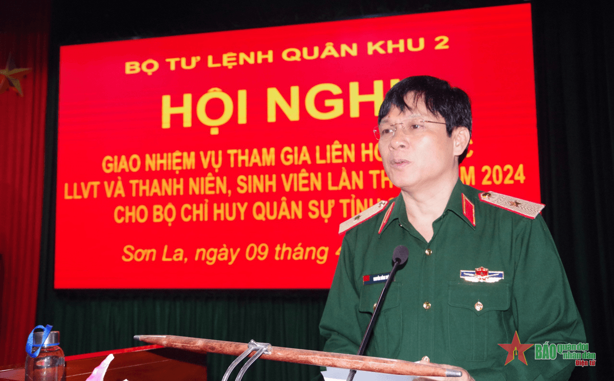 Quân khu 2 giao nhiệm vụ cho đoàn nghệ thuật quần chúng Bộ CHQS tỉnh Sơn La