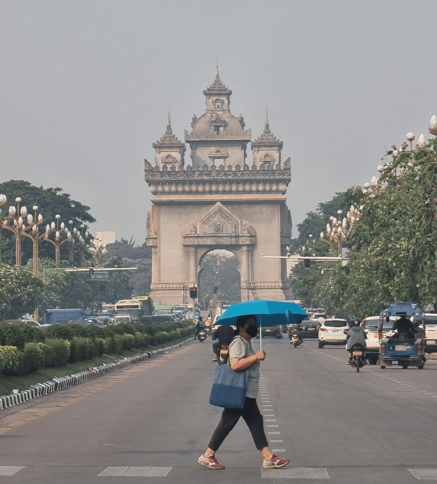 Lào: Chỉ số bụi mịn PM 2.5 tại nhiều tỉnh, thành phố đang ở mức cao