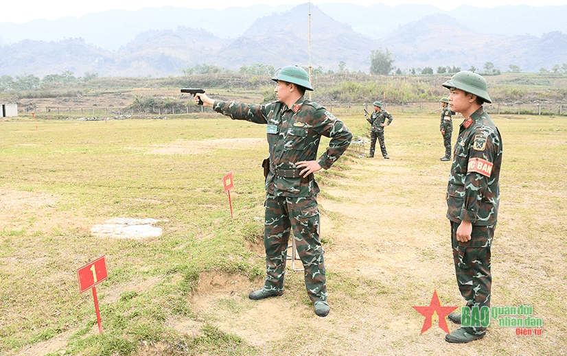 Lai Châu: Trung đoàn 880 tổ chức hội thi Đại đội trưởng huấn luyện giỏi năm 2024