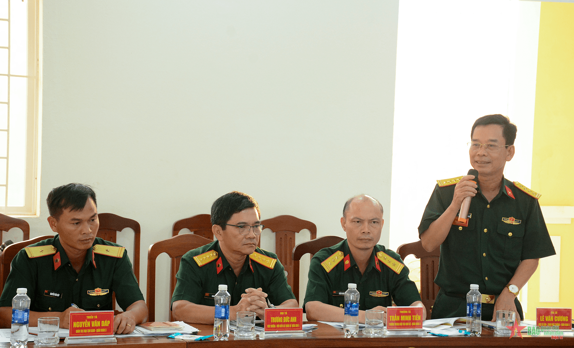Đoàn giám sát Ủy ban tư pháp của Quốc hội khóa XV giám sát chuyên đề tại Quân đoàn 3