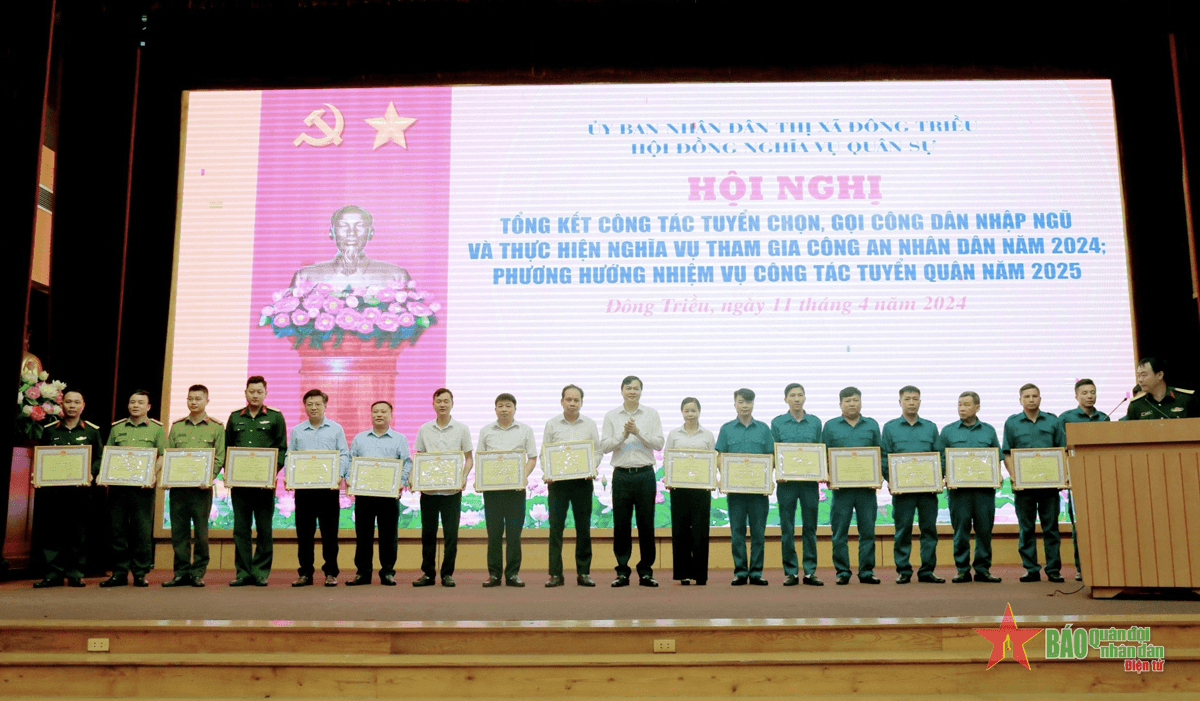 Thị xã Đông Triều (Quảng Ninh) triển khai công tác tuyển quân năm 2025
