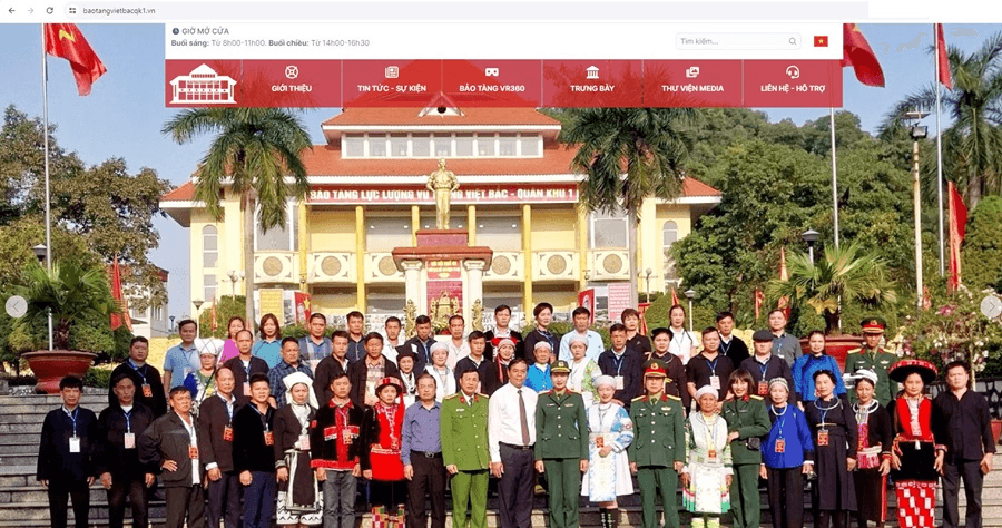 Ra mắt Trang thông tin điện tử Bảo tàng Lực lượng vũ trang Việt Bắc-Quân khu 1