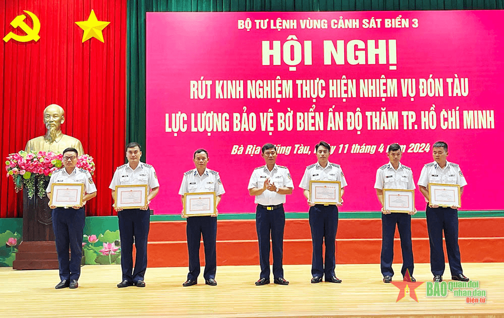 Bộ tư lệnh Vùng Cảnh sát biển 3 rút kinh nghiệm thực hiện nhiệm vụ đối ngoại quốc phòng