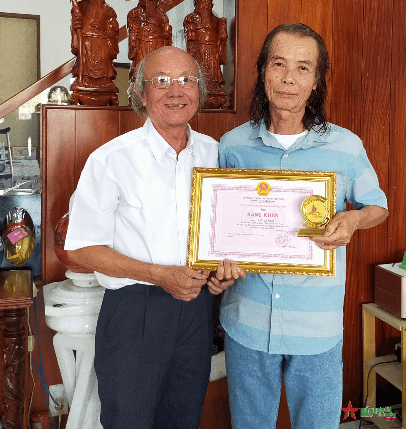 Lòng tốt của ông Bùi Văn Hanh