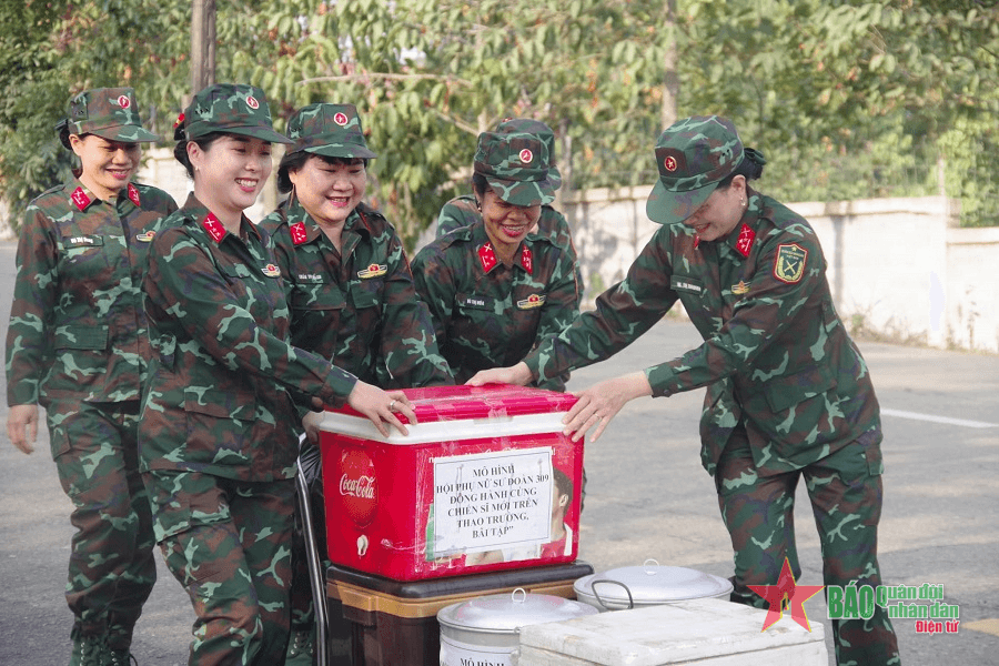 “Nước mát thao trường” dành cho chiến sĩ