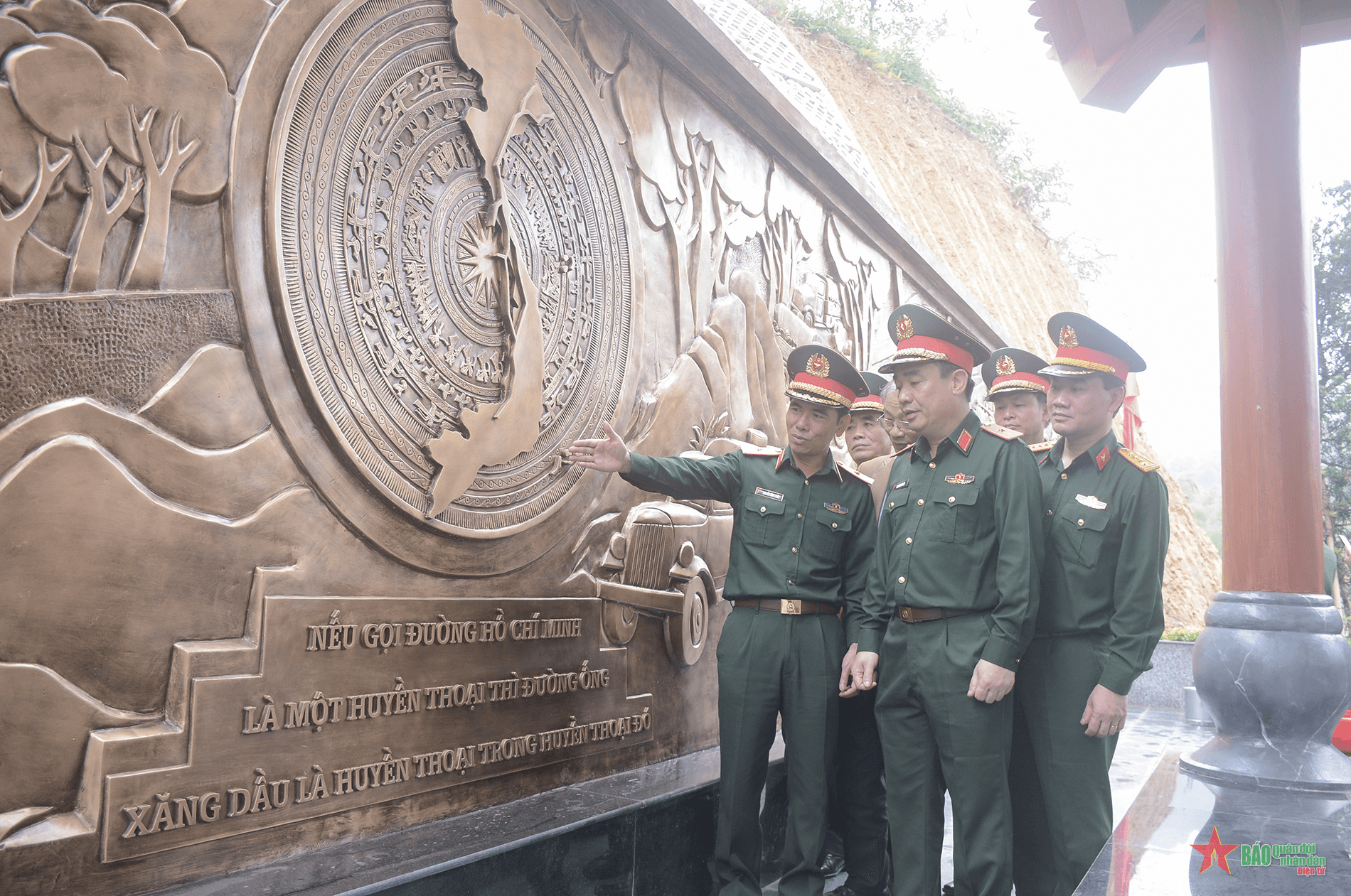 Cục Xăng dầu (Tổng cục Hậu cần) khánh thành công trình nâng cấp Nhà bia Di tích Điểm đầu tuyến ống xăng dầu