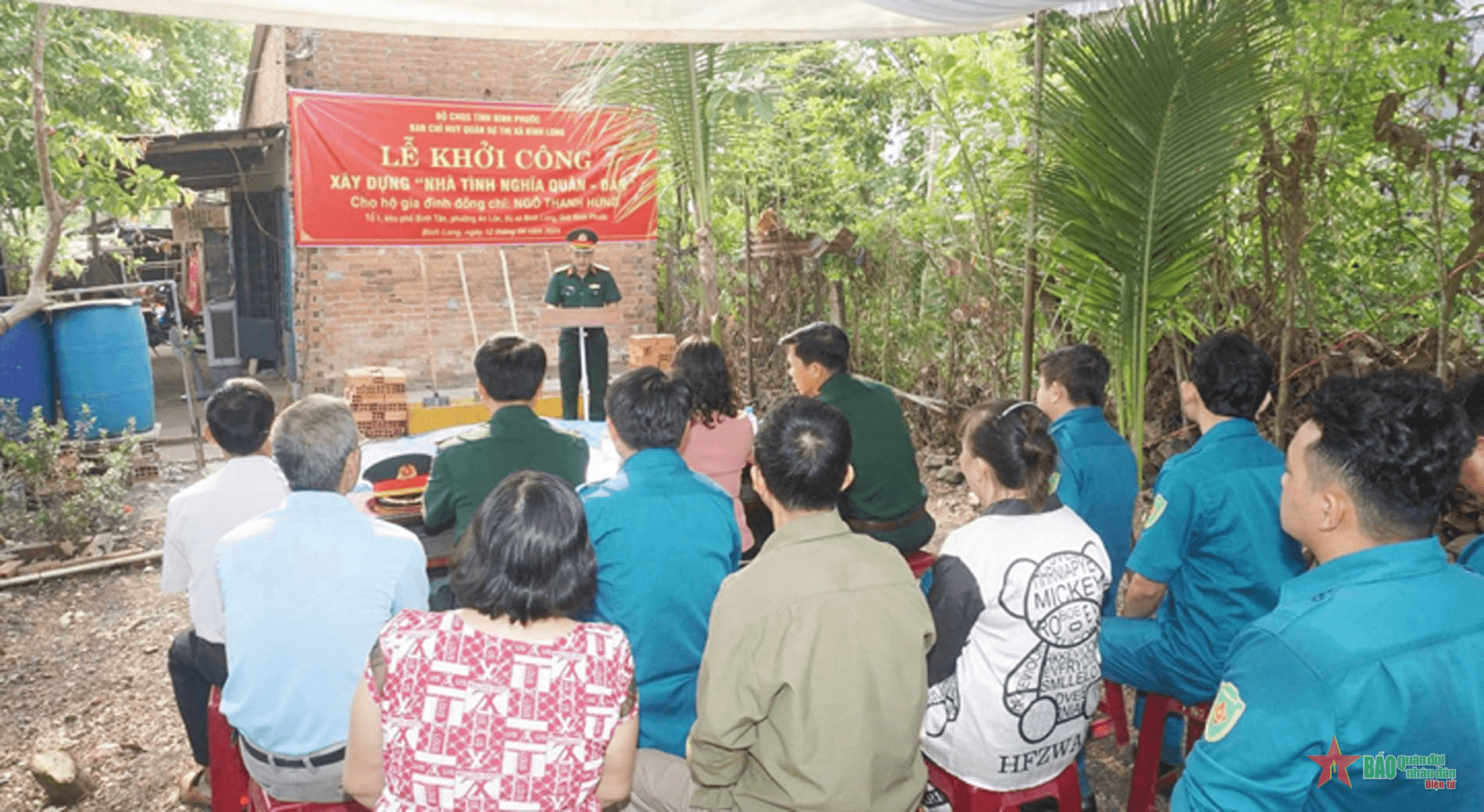 Bình Phước khởi công xây nhà “Tình nghĩa quân - dân” tặng gia đình chiến sĩ khó khăn