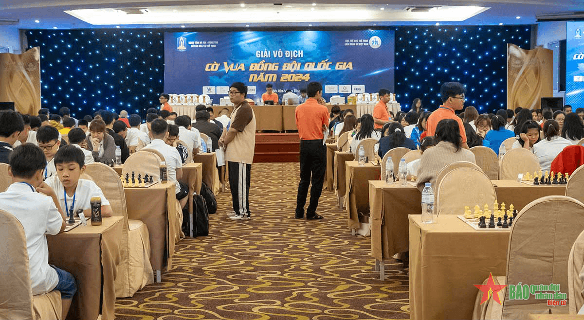 Hơn 400 kỳ thủ góp mặt ở Giải vô địch Cờ vua đồng đội quốc gia 2024