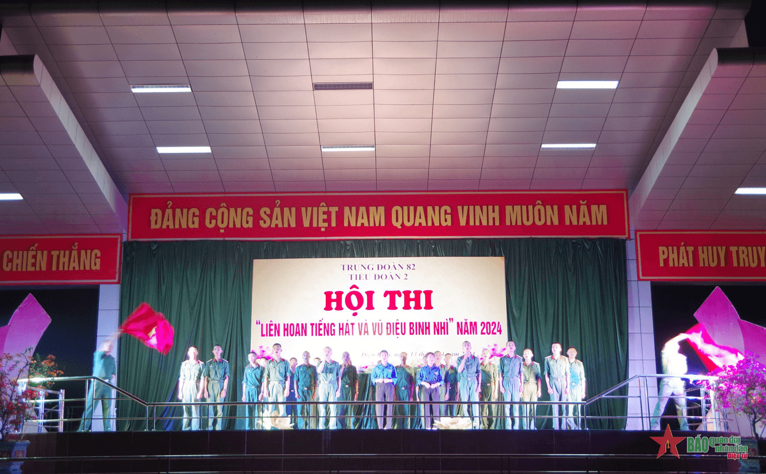 Trung đoàn 82, Sư đoàn 355 tổ chức “Liên hoan tiếng hát và Vũ điệu binh nhì” năm 2024