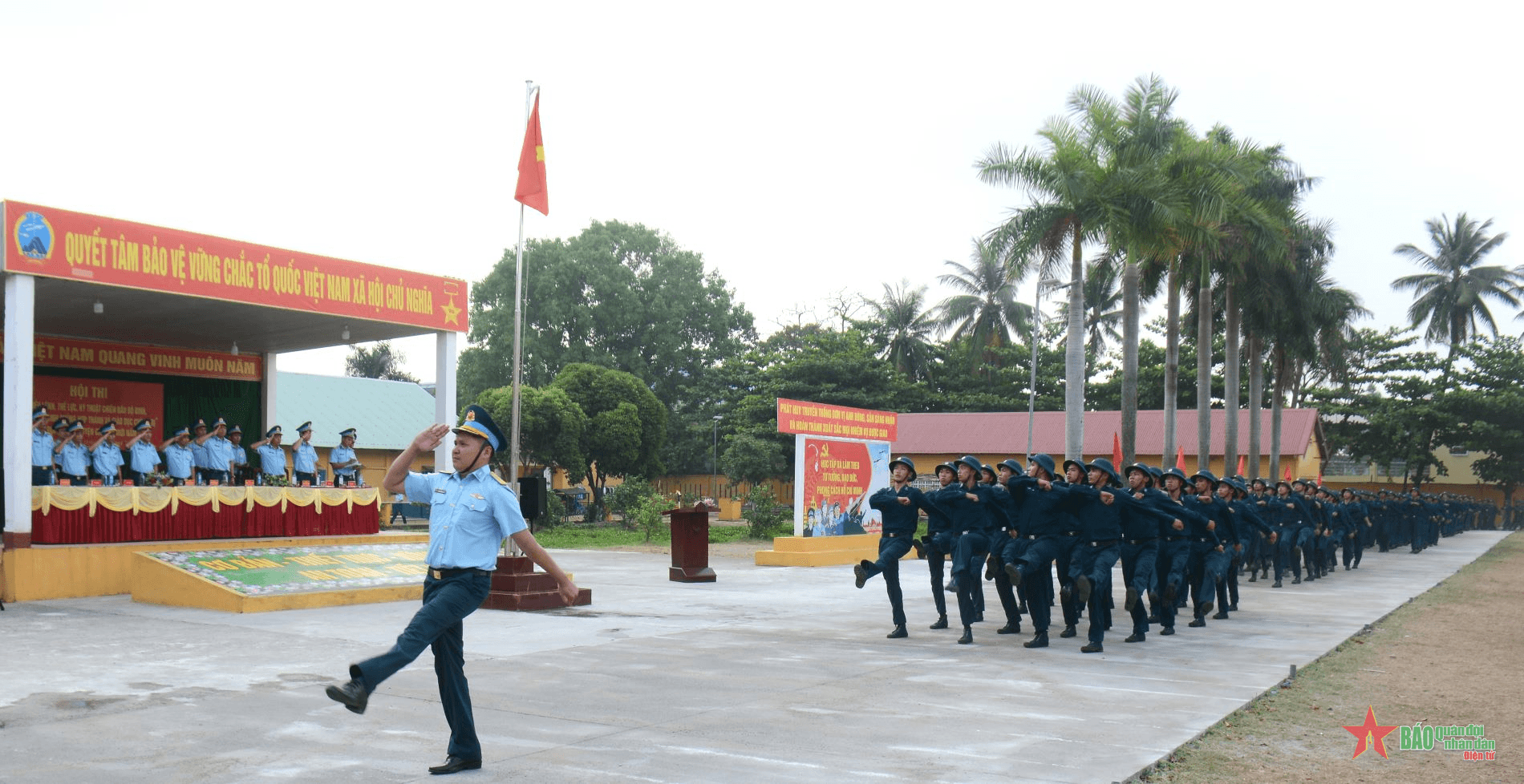 Sư đoàn 372 tổ chức hội thi sau tháng đầu huấn luyện chiến sĩ mới