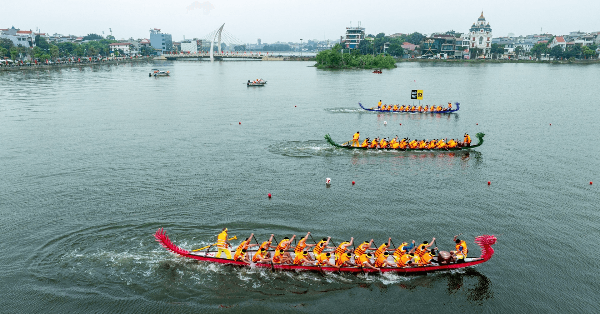 Sôi nổi Giải bơi chải thành phố Việt Trì mở rộng 2024
