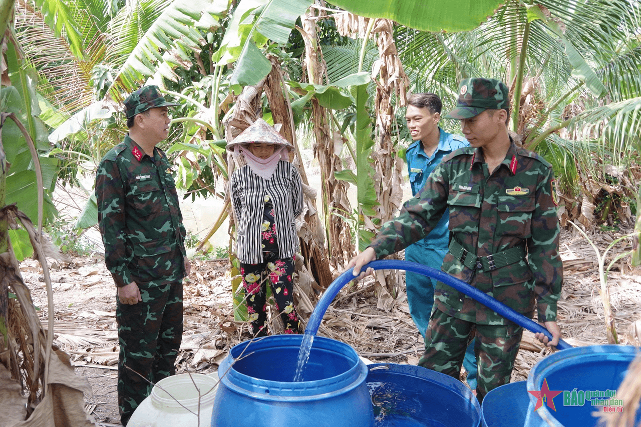 Kiên Giang: Hỗ trợ nước ngọt cho người dân vùng biên giới
