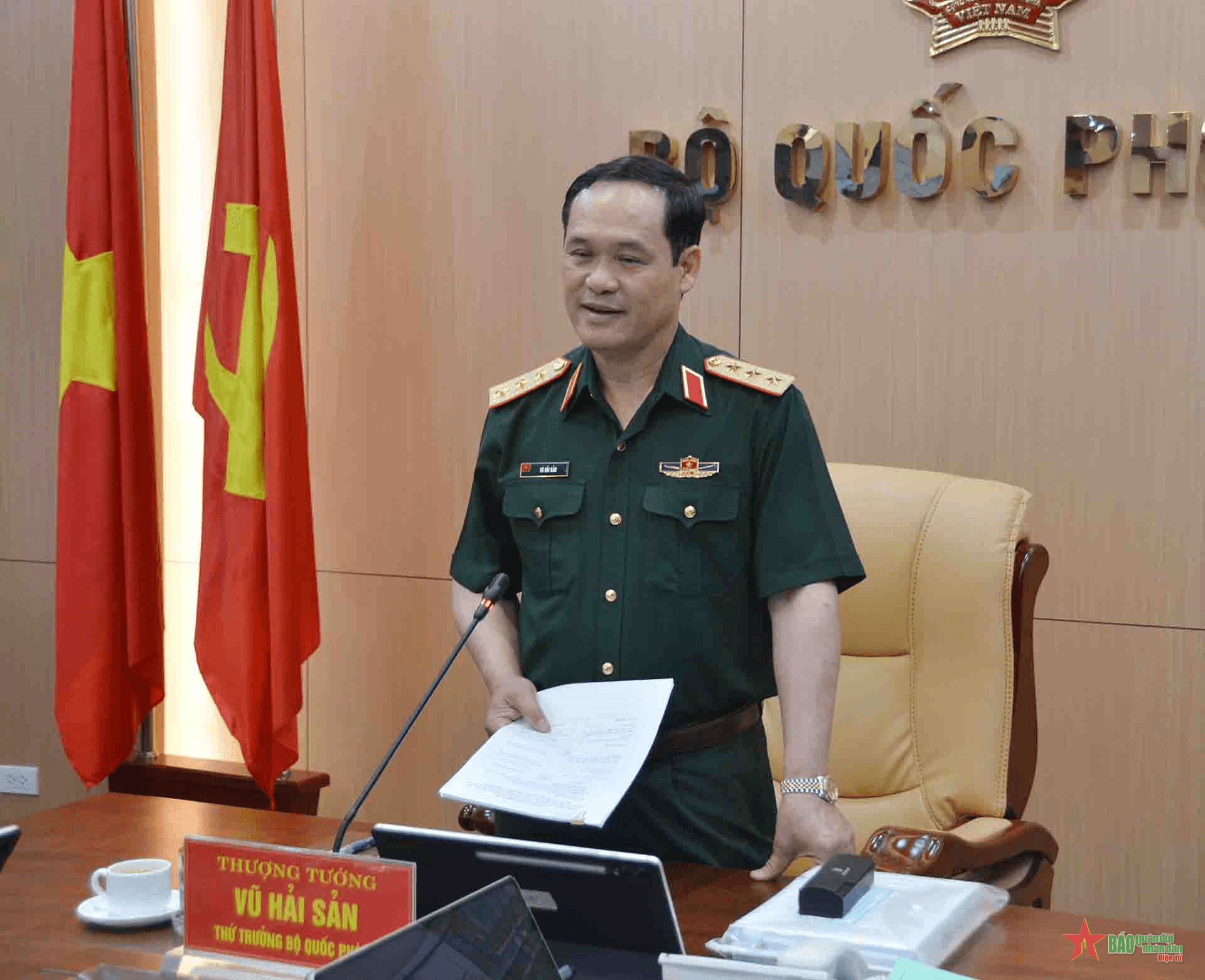 Thượng tướng Vũ Hải Sản làm việc với Quân khu 3 về công tác quy hoạch, xây dựng doanh trại