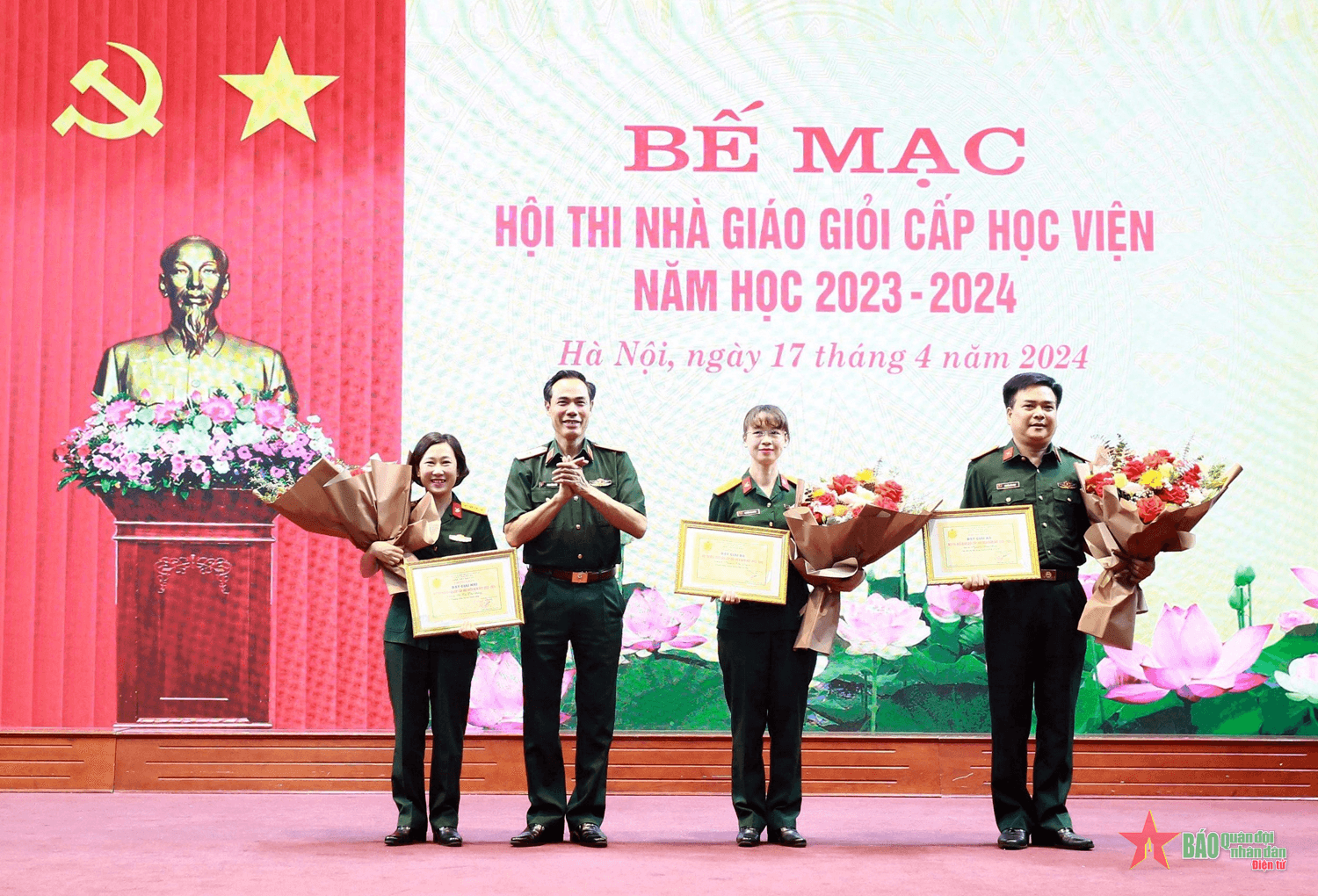 Học viện Hậu cần bế mạc Hội thi Nhà giáo giỏi cấp học viện năm học 2023-2024