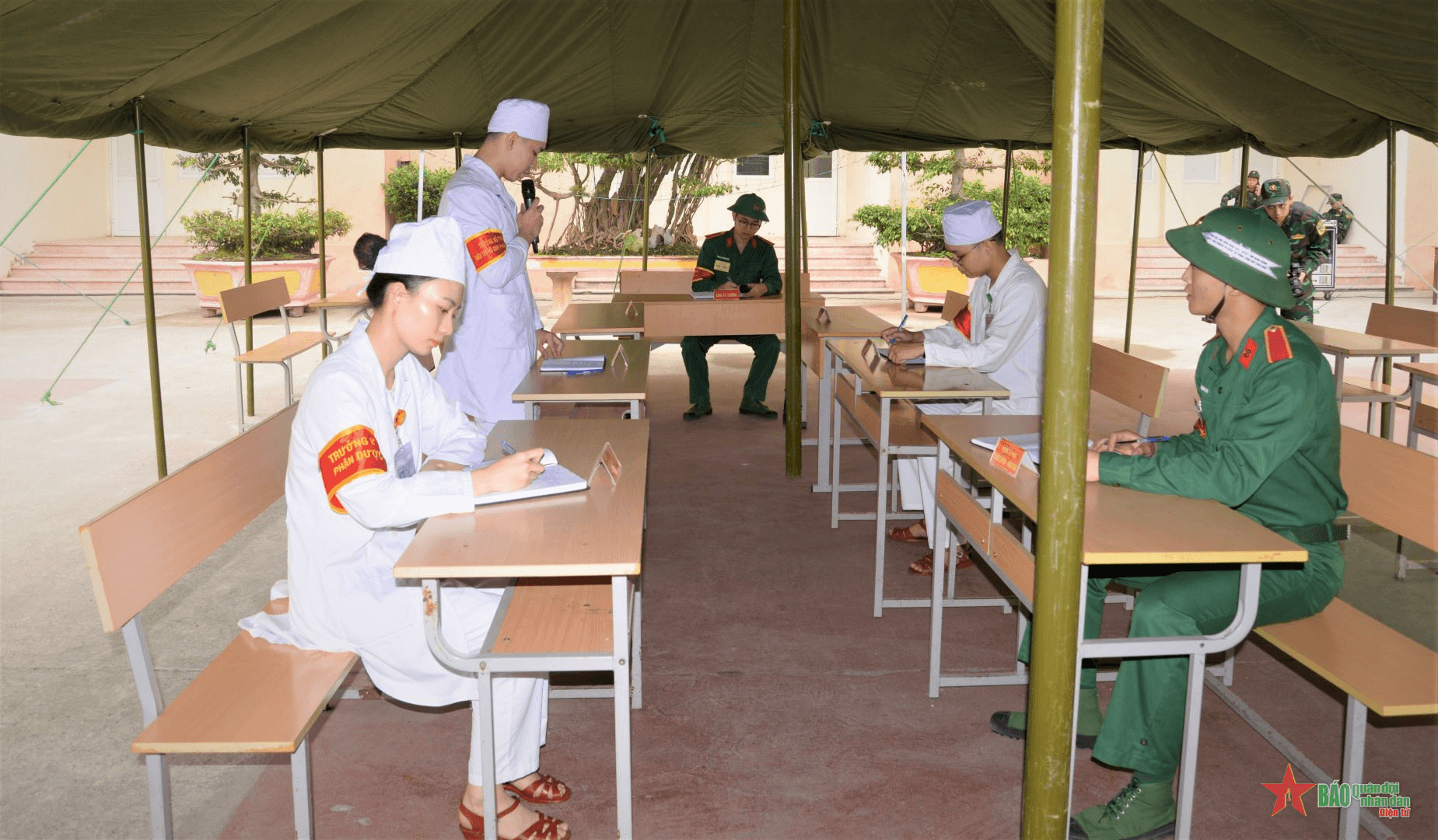 Học viện Quân y diễn tập cuối khóa cho học viên