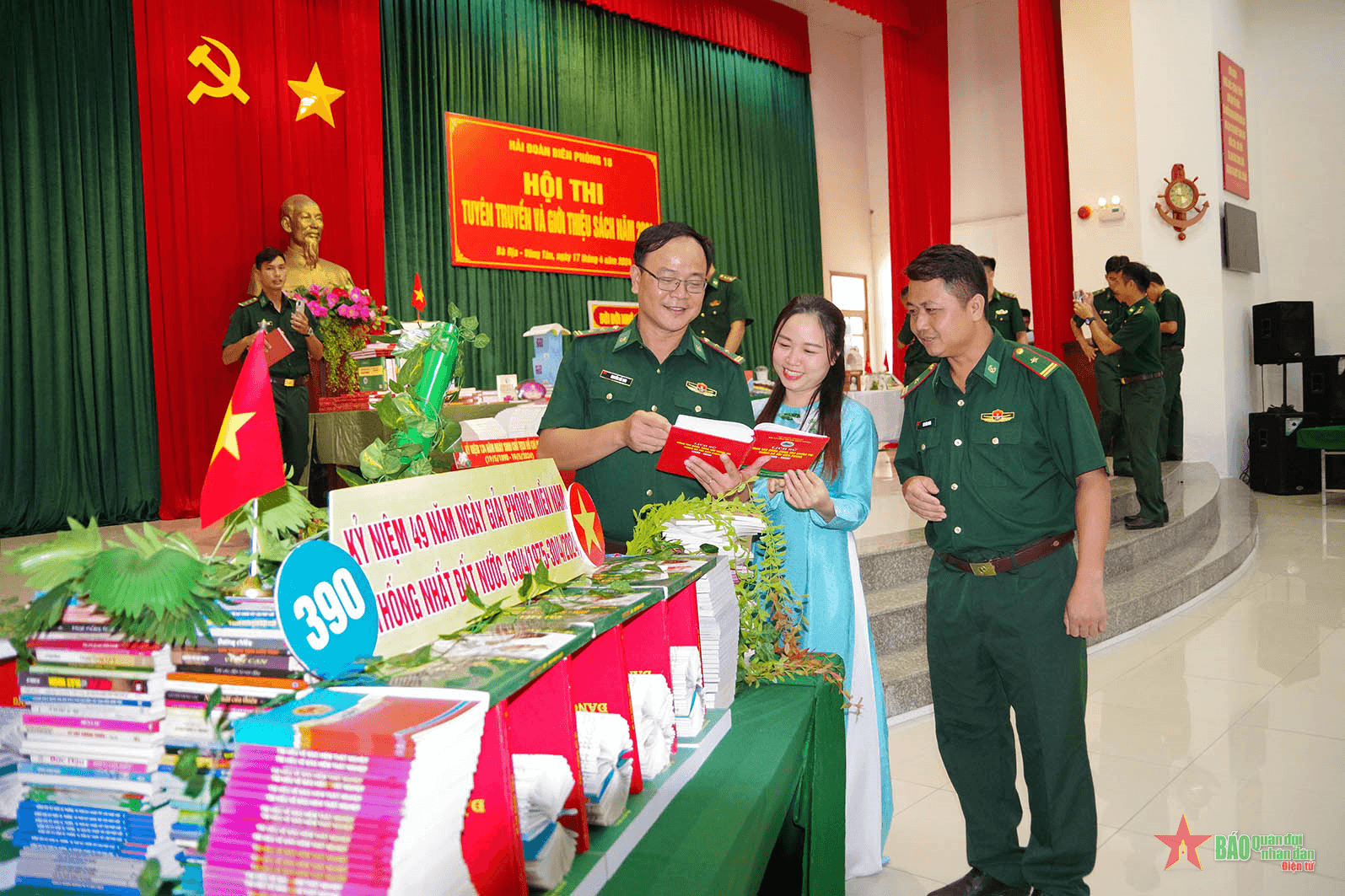 Hải đoàn Biên phòng 18 tổ chức hội thi tuyên truyền giới thiệu sách