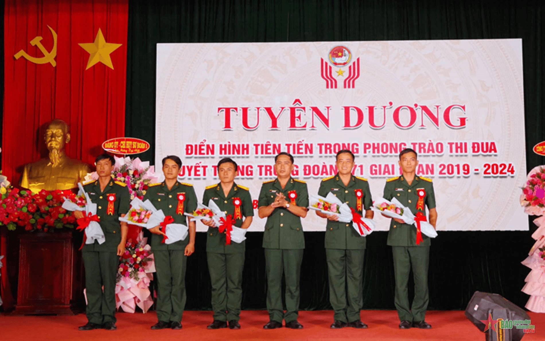 Trung đoàn 271 tổ chức Đại hội Thi đua Quyết thắng làm trước cho Sư đoàn 5