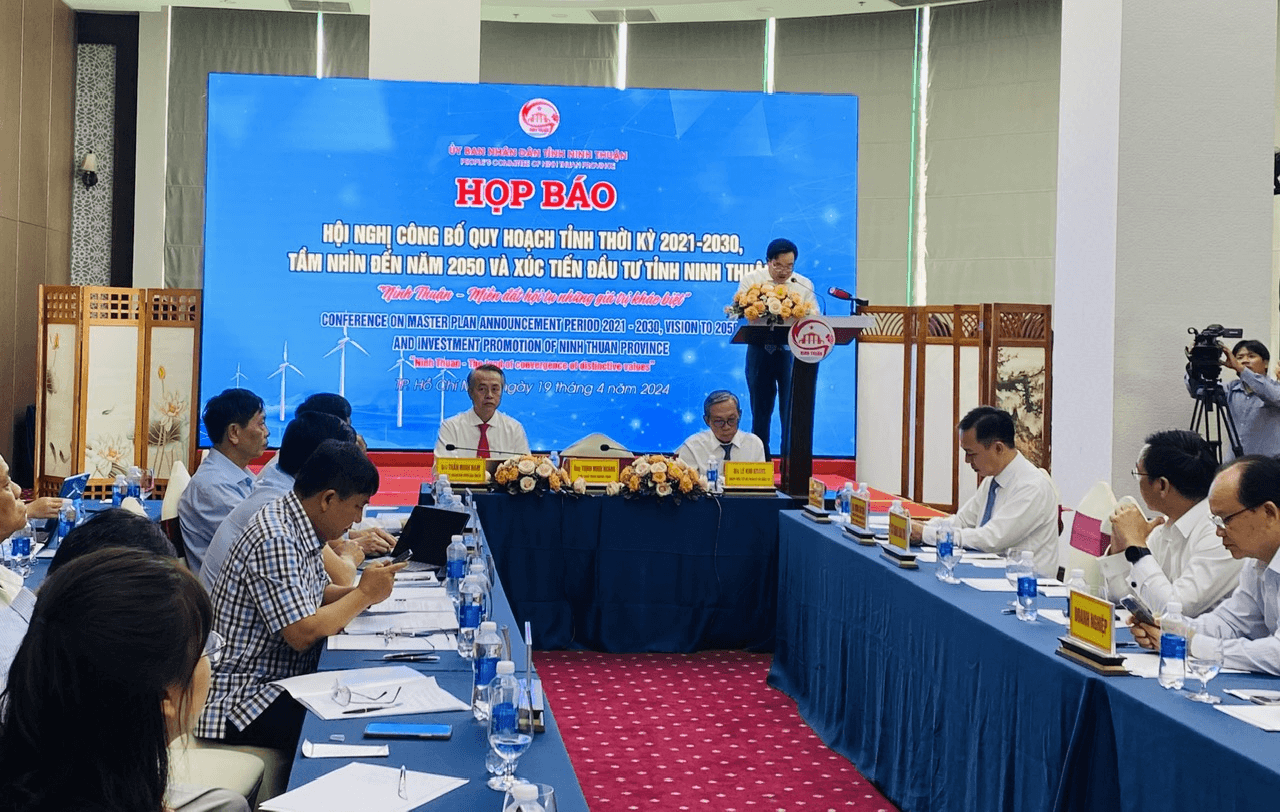 Tỉnh Ninh Thuận họp báo giới thiệu Hội nghị công bố quy hoạch, xúc tiến đầu tư