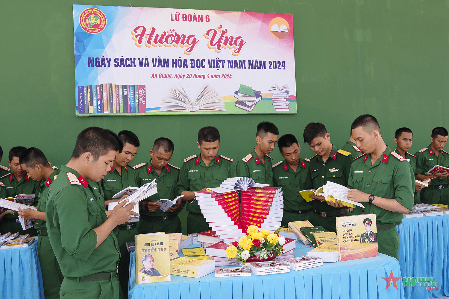 Lữ đoàn Pháo binh 6, Quân khu 9: Hưởng ứng Ngày Sách và Văn hóa đọc năm 2024