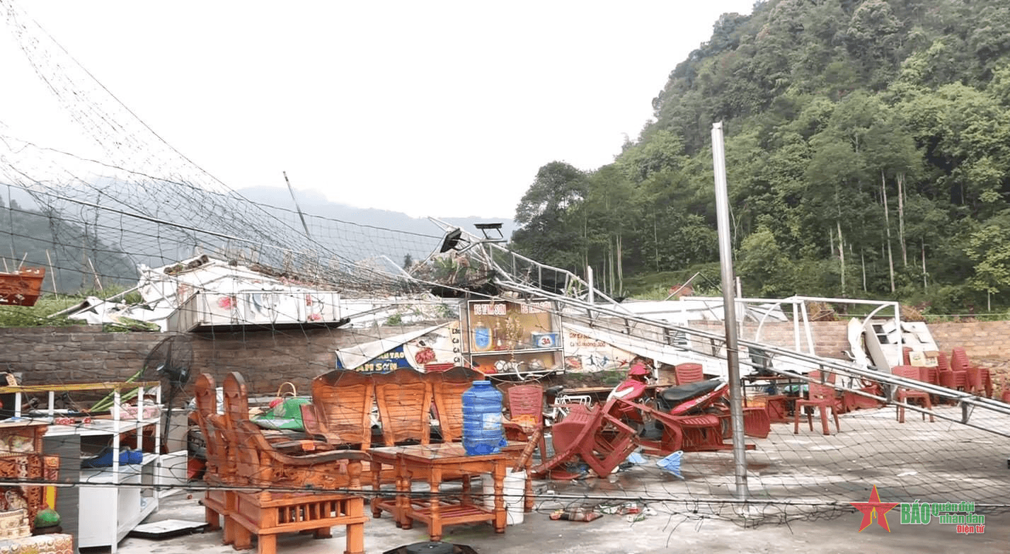 Hà Giang: Mưa to kèm gió lớn khiến một người tử vong