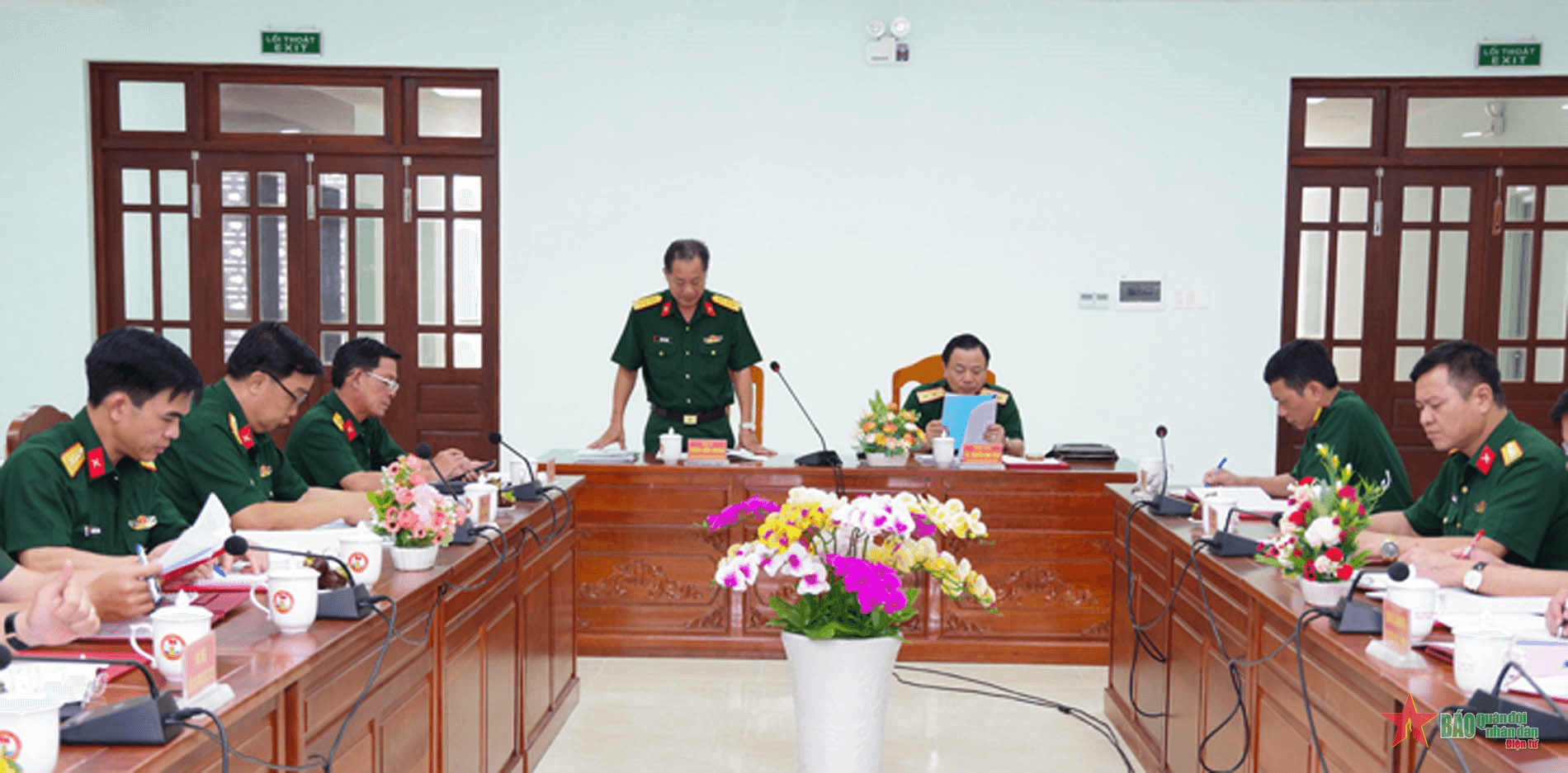 Học viện Quốc phòng nghiên cứu thực tế tại Bộ Chỉ huy Quân sự tỉnh Bình Thuận
