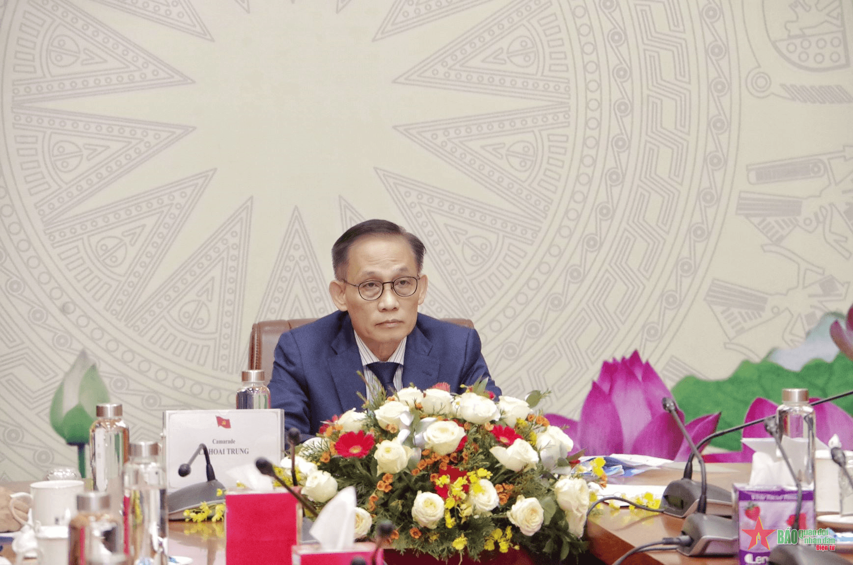Trưởng ban Đối ngoại Trung ương Lê Hoài Trung hội đàm với lãnh đạo Đảng Mặt trận Giải phóng Dân tộc Algeria
