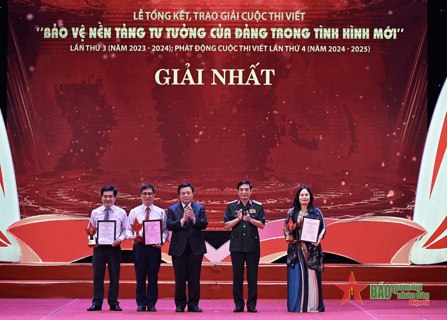 Danh sách tác phẩm đoạt giải Cuộc thi viết “Bảo vệ nền tảng tư tưởng của Đảng trong tình hình mới” lần thứ 3, năm 2023-2024