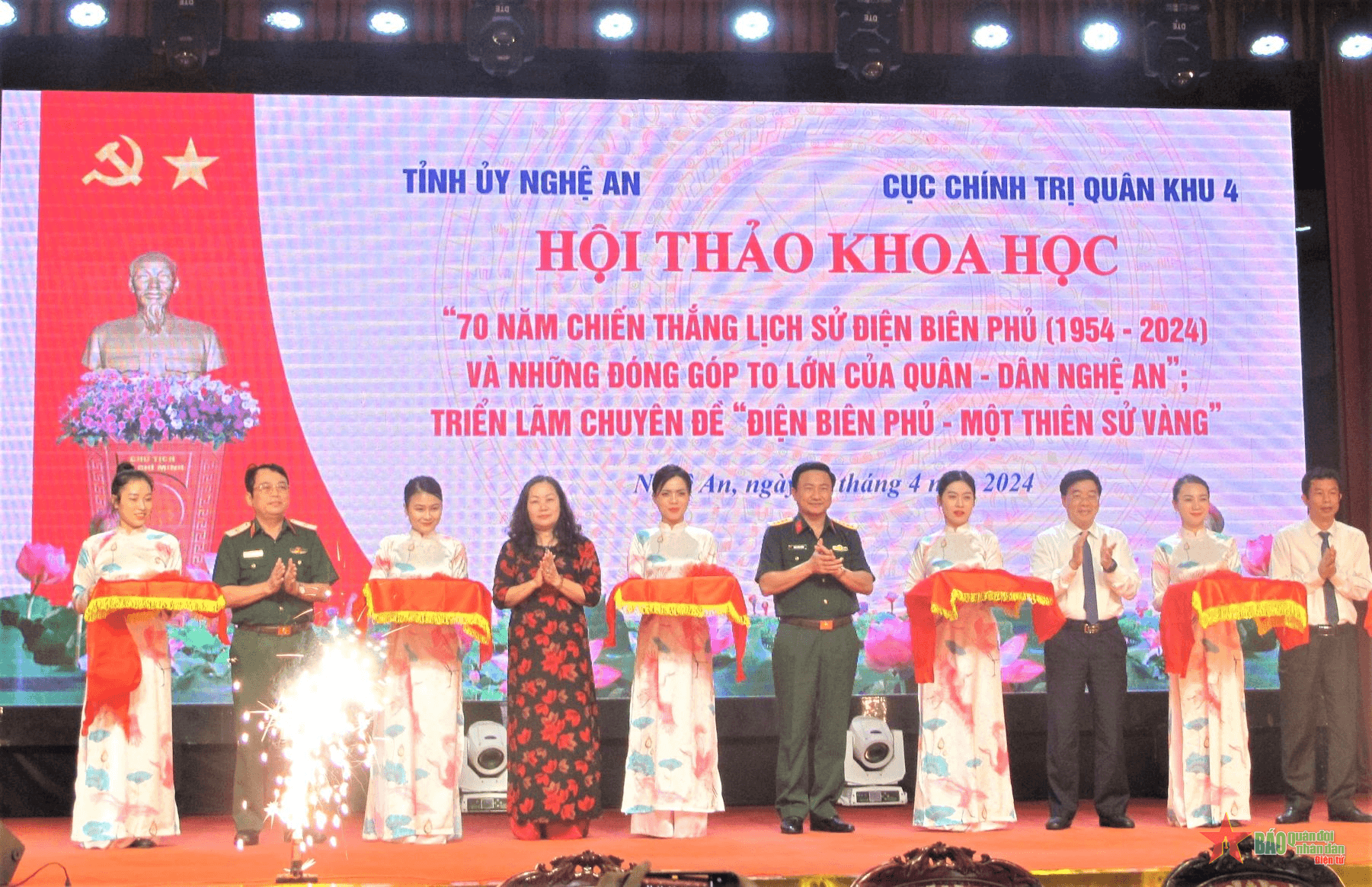 Hội thảo khoa học “70 năm Chiến thắng lịch sử Điện Biên Phủ và những đóng góp to lớn của quân dân Nghệ An”