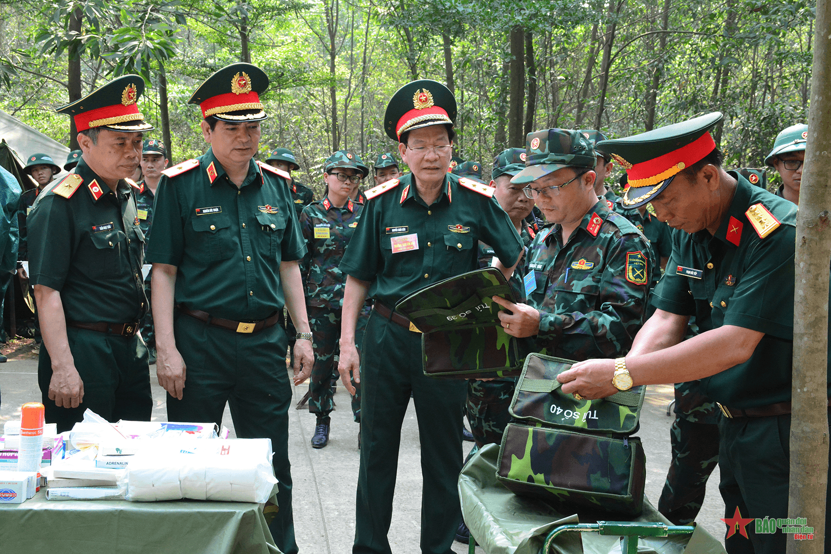 Học viện Quân y hoàn thành tốt diễn tập chiến thuật vòng tổng hợp cuối khóa

​